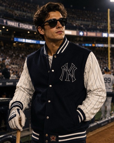 Giacca pelle vintage ny - giacca,
