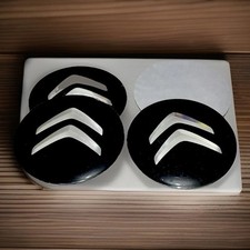 4 Pezzi Coprimozzo Adesivo Citroen  Tappo Cerchi In Lega 60mm