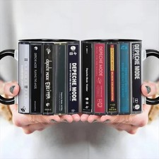 Tazza Depeche Mode Albums Cassetta Collezione Retro Caffè Tè Accento