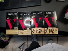 Lotto 4 Videocassette VHS SONY