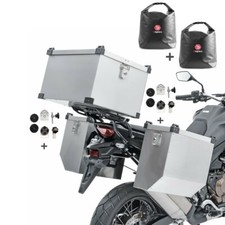 Valigie alluminio A5 36-41l per BMW F 800 S / ST + bauletto 60l + borse