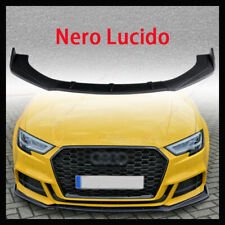 PER Audi A3 S3 8V 12-19 FRONT SPOILER LIP SPLITTER LAMA SOTTO PARAURTI ANTERIORE