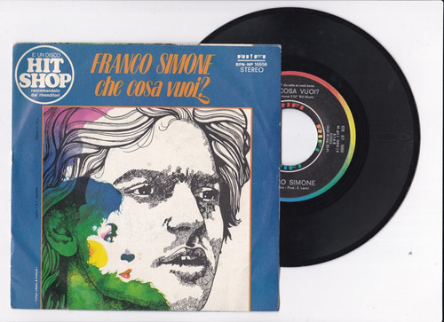 Disco giri franco simone - 45,
