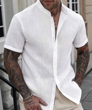 Camicia Uomo Lino Estiva