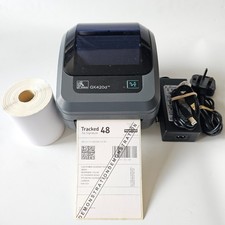 Zebra GK420d LAN USB stampante termica etichette sbucciatore cavi alimentatore rotolo 4x6 etichette 712