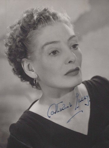 Autografo attrice britannica