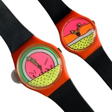 SWATCH Art Special Breakdance Keith Haring Edizione Limitata Lotto di due orologi