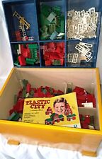 PLASTIC CITY costruzioni Grande Scatola Legno con oltre 950 pezzi misti