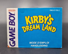 Kirby's Dream Land - Nintendo Gameboy - Notice Seule - PAL FAH