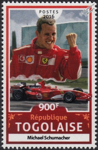 Timbro auto michael schumacher - timbro,