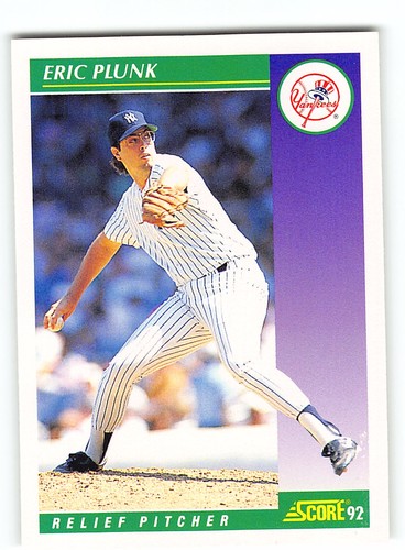 Eric plunk 1992 - plunk, yankees
