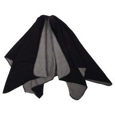  Poncho All'uncinetto Scialle All'uncinetto Sciarpa Calda Per Donne