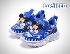 Scarpe Bambini Topolino Mickey luci led casual scuola Sneackers