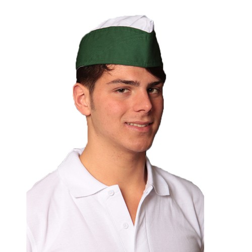 Cappello bustina bicolore
