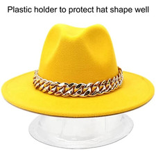 Cappello in Feltro Uomo Donna Panama Sombrero Taglia: 56/58 Jazz