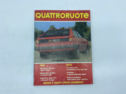Rivista quattroruote annata - rivista,