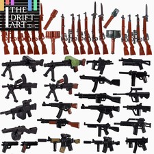 Soldatino Militare MOC WW2 Gun Arms 98K PPSH per LEGO Blocchi Costruzioni Mattoni Giocattolo