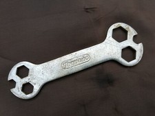 Chiave multifunzione bici epoca Legnano old bike wrench spanner bacchetta key 3