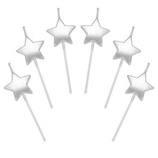 Candeline Compleanno a Forma Stella,6 Pcs Particolari Candele di Compl BC