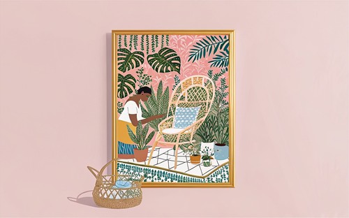 Stanza del giardino - la,