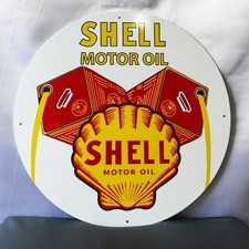 Olio Motore Shell - Insegna