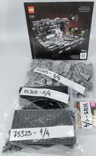 LEGO Star Wars 75329 Death Star Trench Run Diorama COMPLETO +istruzioni no box