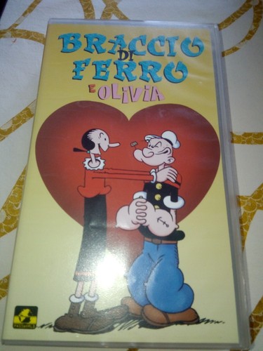 Vhs braccio ferro olivia - vhs,