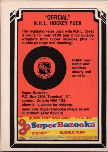 1970s super bazooka hockey - super,