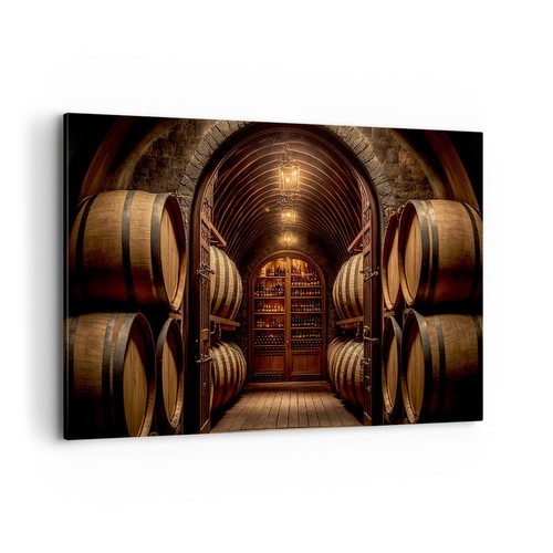 Quadro tela 120x80cm vino - quadro,