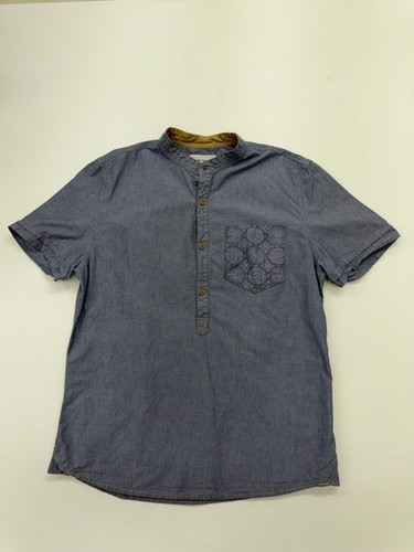 Bershka camicia uomo blu - bershka, l