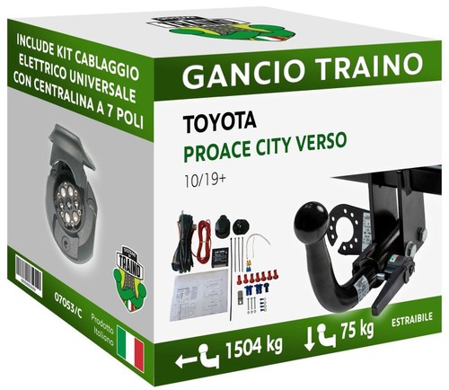 Gancio orizzontale estraibile - gancio,
