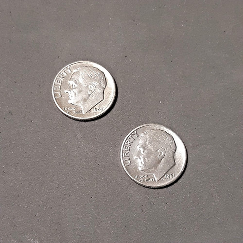 Set dime roosevelt - 2, "roosevelt"