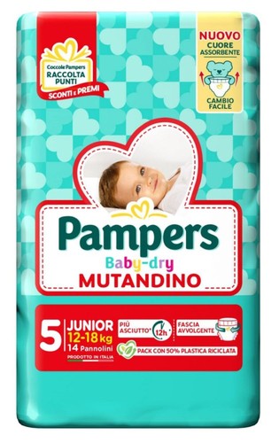 Pampers baby dry 25 - 5, kg