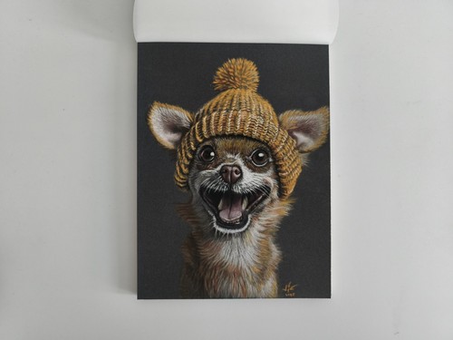 Happy chihuahua hat - chihuahua,