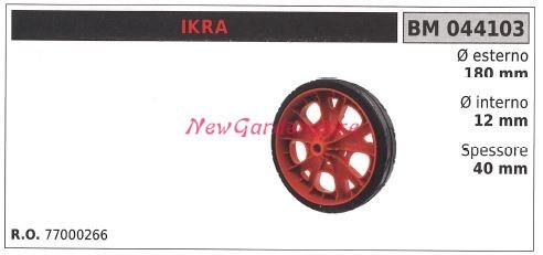 Ruota ikra rasaerba tosaerba - rasaerba,