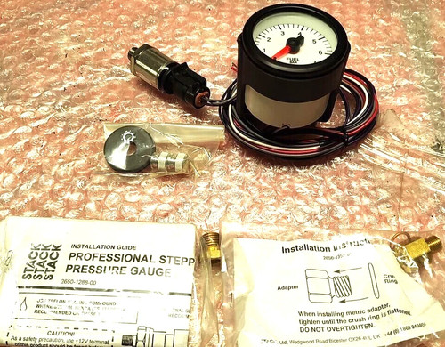 Stack fuel pressure - stack, gauge