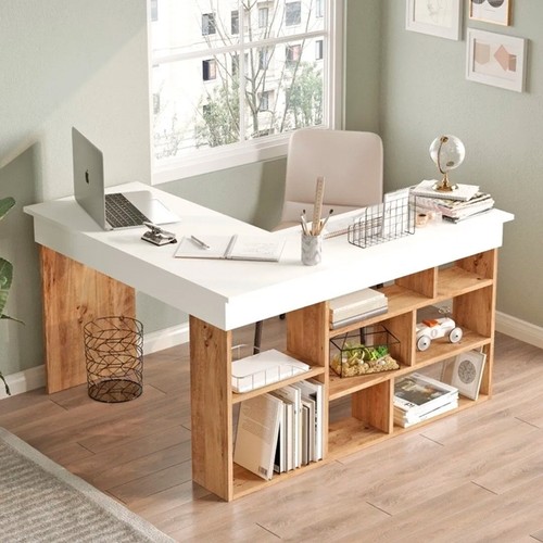 Scrivania ufficio angolare con - scrivania,