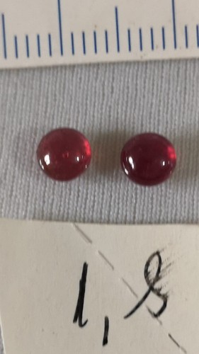 Rubini birmani cabochon - birmani,