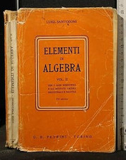 Elementi di algebra Vol.2 [Paperback] Luigi Santoboni