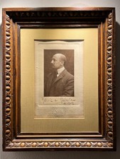 GABRIELE D'ANNUNZIO - Prezioso ritratto fotografico autografato 1902