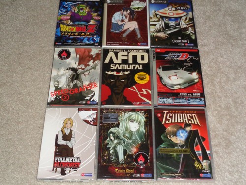 New anime dvd lot afro - lot,