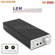 Amplificatore per cuffie classe A LEM HIEND viola oro base su circuito preamplificatore Lehmann