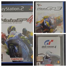 Lotto 3 giochi ps2 completi: -Moto GP4 -Moto GP3 -Gran Turismo 4 Platinum