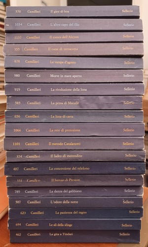 Camilleri offerta lotto 19 - camilleri., di