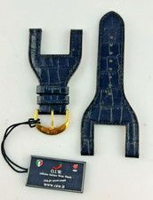 Cinturino Orologio O.I.W. Unisex Nero 44mm Qualità Pelle Fibbia Nuovo