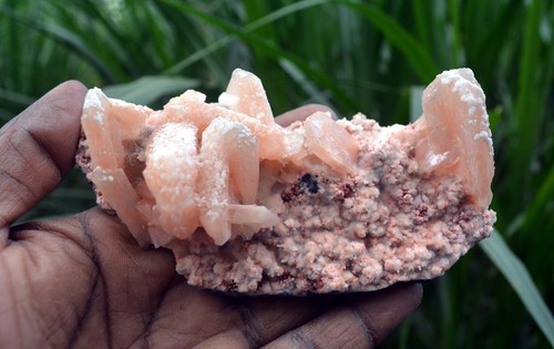 Cristalli stilbite con matrice - stilbite,