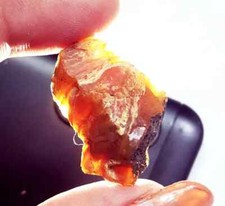 10,40 Ct Pietra Preziosa Sciolta 100% Naturale Ambra Grezza Con Omaggio