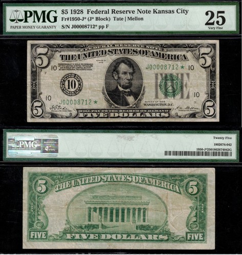 1928 frn kansas - kansas, pmg
