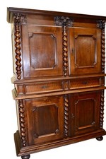 mobile ecclesiastico  Luigi XIII epoca fine '600 in noce massello RESTAURATO