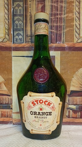 Liquore orange brandy stock - orange,